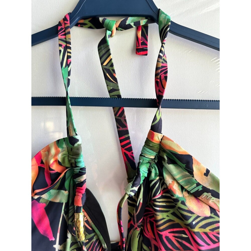 NWT $138 Lauren Ralph Lauren Women's Swimsuit High Neck Tummy-Control one pc - Picture 6 of 11